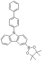 9-[1,1'-联苯]-4-基-3-(4,4,5,5-四甲基-1,3,2-二氧杂环戊硼烷-2-基)-9H-咔唑分子结构 (CAS 1391729-66-0)