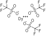 三氟甲烷磺酸镝分子结构 (CAS 139177-62-1)