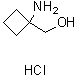 1-氨基环丁烷甲醇盐酸盐分子结构 (CAS 1392213-15-8)