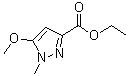 5-甲氧基-1-甲基-1H-吡唑-3-羧酸乙酯分子结构 (CAS 139297-50-0)