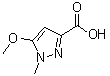 1-Methyl-5-methoxypyrazole-3-carboxylic acid molecular structure (CAS 139297-51-1)