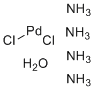二氯四氨钯分子结构 (CAS 13933-31-8)