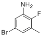 5-溴-2-氟-3-甲基苯胺分子结构 (CAS 1393442-46-0)