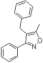 3-Phenyl-4-benzyl-5-methylisoxazole molecular structure (CAS 139395-94-1)