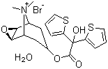 噻托溴铵一水合物分子结构 (CAS 139404-48-1)