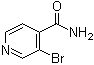 3-Bromo-4-pyridinecarboxamide molecular structure (CAS 13958-99-1)
