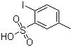 2-Iodo-5-methylbenzenesulfonic acid molecular structure (CAS 139778-27-1)