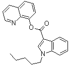 1-Pentyl-1H-indole-3-carboxylic acid 8-quinolinyl ester molecular structure (CAS 1400742-17-7)