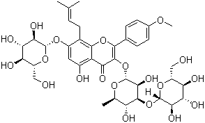 朝藿定 A1分子结构 (CAS 140147-77-9)