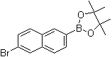 6-溴萘-2-硼酸频哪醇酯分子结构 (CAS 1404070-35-4)