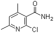 2-氯-4,6-二甲基烟酰胺分子结构 (CAS 140413-44-1)