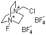 1-氯甲基-4-氟-1,4-二氮杂双环[2.2.2]辛烷二(四氟硼酸)盐分子结构 (CAS 140681-55-6)