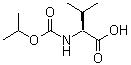 N-异丙氧羰基-L-缬氨酸分子结构 (CAS 140923-27-9)