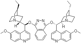 Hydroquinine 1,4-phthalazinediyl diether molecular structure (CAS 140924-50-1)