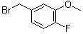 4-Fluoro-3-methoxybenzyl bromide molecular structure (CAS 141080-73-1)