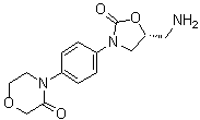 4-[4-[(5R)-5-(Aminomethyl)-2-oxo-3-oxazolidinyl]phenyl]-3-morpholinone molecular structure (CAS 1411775-06-8)