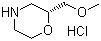 (2R)-2-(Methoxymethyl)morpholine hydrochloride molecular structure (CAS 141196-39-6)