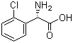 (S)-2-氯苯甘氨酸分子结构 (CAS 141315-50-6)