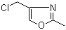 2-甲基-4-氯甲基恶唑分子结构 (CAS 141399-53-3)