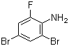 2,4-二溴-6-氟苯胺分子结构 (CAS 141474-37-5)