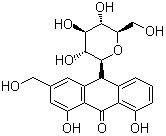 Aloin molecular structure (CAS 1415-73-2)