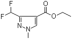 3-二氟甲基-1-甲基吡唑-4-甲酸乙酯分子结构 (CAS 141573-95-7)