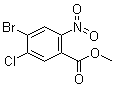 4-Bromo-5-chloro-2-nitrobenzoic acid methyl ester molecular structure (CAS 1416374-90-7)