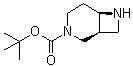 (1S,6R)-3,7-二氮杂双环[4.2.0]辛烷-3-羧酸叔丁酯分子结构 (CAS 1417789-49-1)