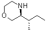 (3S)-3-[(1S)-1-甲基丙基]吗啉分子结构 (CAS 1417789-52-6)