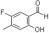 5-Fluoro-2-hydroxy-4-methylbenzaldehyde molecular structure (CAS 1417996-98-5)