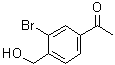 1-[3-Bromo-4-(hydroxymethyl)phenyl]ethanone molecular structure (CAS 1418144-62-3)