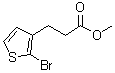 2-溴-3-噻吩丙酸甲酯分子结构 (CAS 1419171-81-5)
