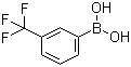 3-(三氟甲基)苯硼酸分子结构 (CAS 1423-26-3)