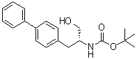 N-[(1R)-2-[1,1'-联苯]-4-基-1-(羟基甲基)乙基]氨基甲酸叔丁酯分子结构 (CAS 1426129-50-1)