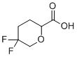 5,5-Difluorooxane-2-carboxylic acid molecular structure (CAS 1426135-66-1)