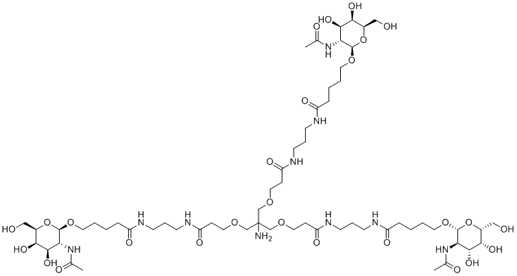 ASGPR 配体-1分子结构 (CAS 1426160-58-8)