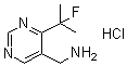 4-(1-Fluoro-1-methylethyl)-5-pyrimidinemethanamine hydrochloride (1:1) molecular structure (CAS 1427195-20-7)