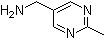 2-甲基-5-嘧啶甲胺分子结构 (CAS 14273-46-2)