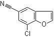 7-Chloro-5-benzofurancarbonitrile molecular structure (CAS 1427420-85-6)
