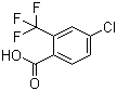 4-Chloro-2-(trifluoromethyl)benzoic acid molecular structure (CAS 142994-09-0)