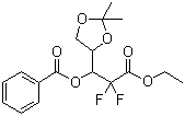 2-脱氧-2,2-二氟-4,5-O-(1-甲基亚乙基)-D-赤式戊糖酸乙酯 3-苯甲酸酯分子结构 (CAS 143234-90-6)