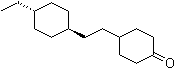 4-[2-(反式-4-乙基环己基)乙基]环己酮分子结构 (CAS 1432597-99-3)