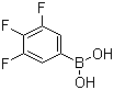 3,4,5-三氟苯硼酸分子结构 (CAS 143418-49-9)
