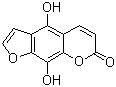 5,8-二羟基补骨脂素分子结构 (CAS 14348-23-3)