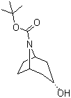 (3-内)-3-羟基-8-氮杂双环[3.2.1]辛烷-8-甲酸叔丁酯分子结构 (CAS 143557-91-9)