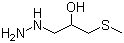 1-Hydrazino-3-(methylthio)propan-2-ol molecular structure (CAS 14359-97-8)