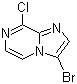 3-溴-8-氯咪唑并[1,2-a]吡嗪分子结构 (CAS 143591-61-1)