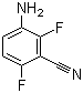 3-氨基-2,6-二氟苯甲腈分子结构 (CAS 143879-78-1)