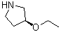 (3S)-3-Ethoxypyrrolidine molecular structure (CAS 143943-75-3)