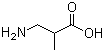 3-氨基异丁酸分子结构 (CAS 144-90-1)